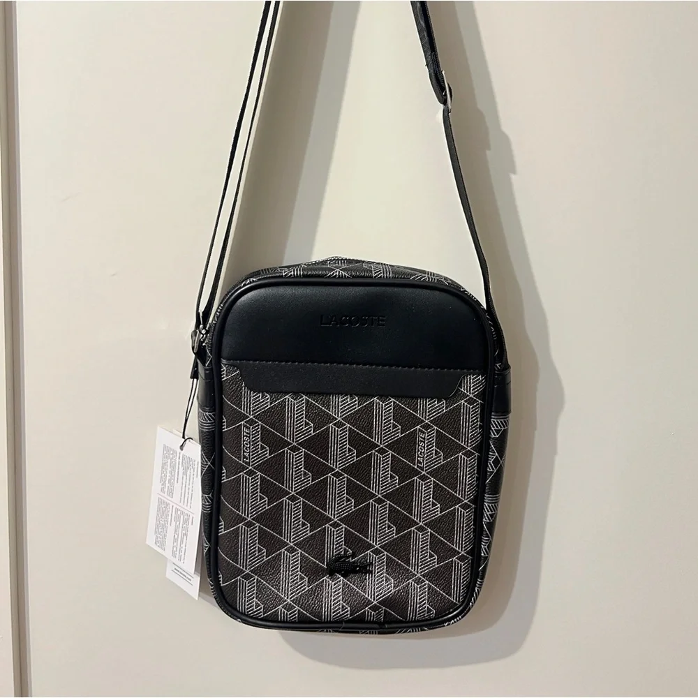 Lacoste Monogram Vertical Camera Bag Crossbody bag